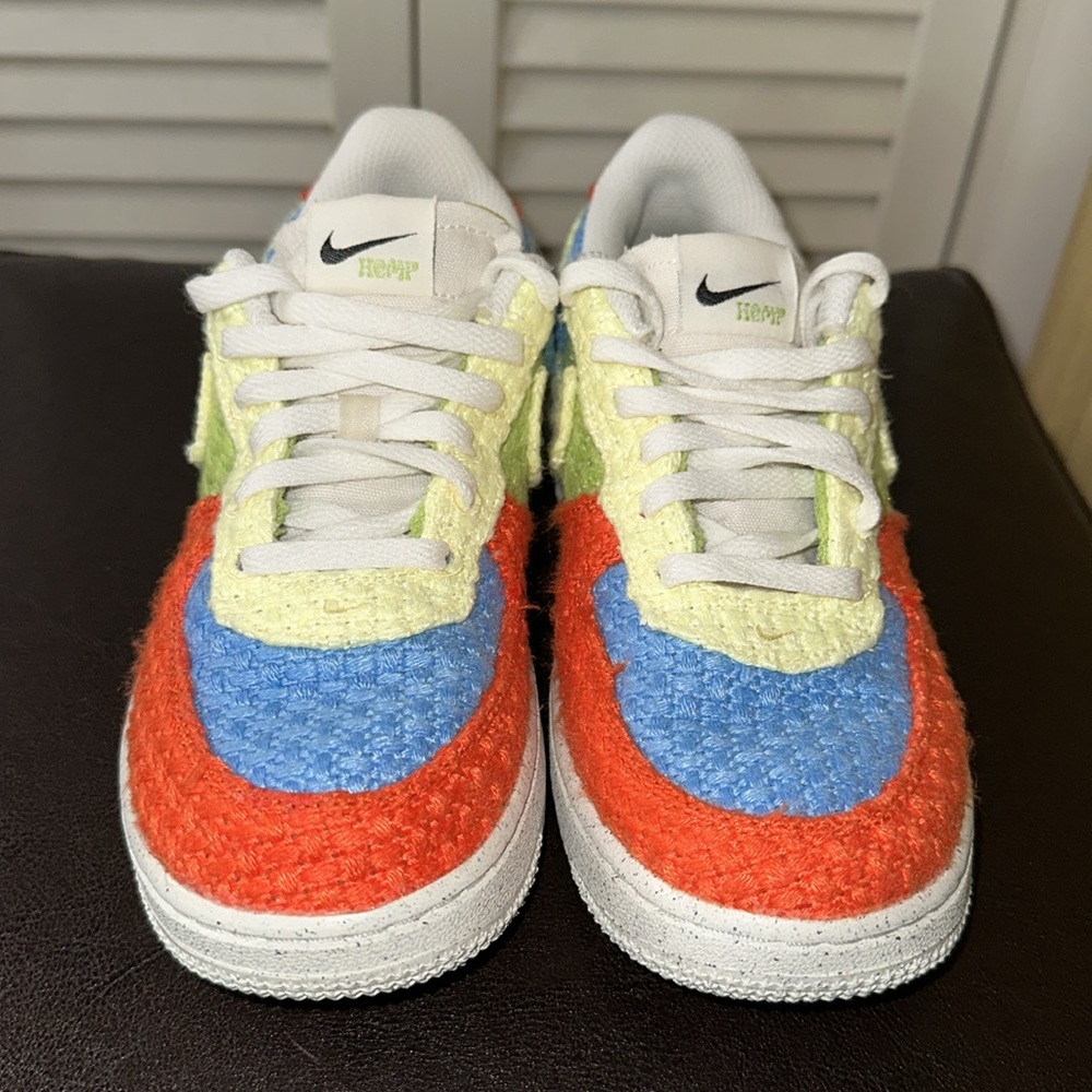Kids Nike Air Force 1 Low Next Nature “Hemp-Multi”… - Picture 4 of 9